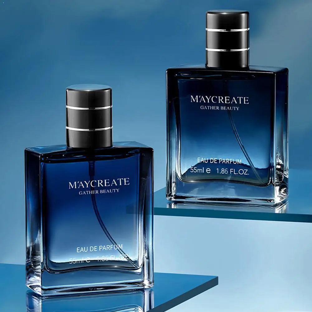 Men's Cologne Spray 55ml — Long-Lasting Floral & Woody Fragrance
