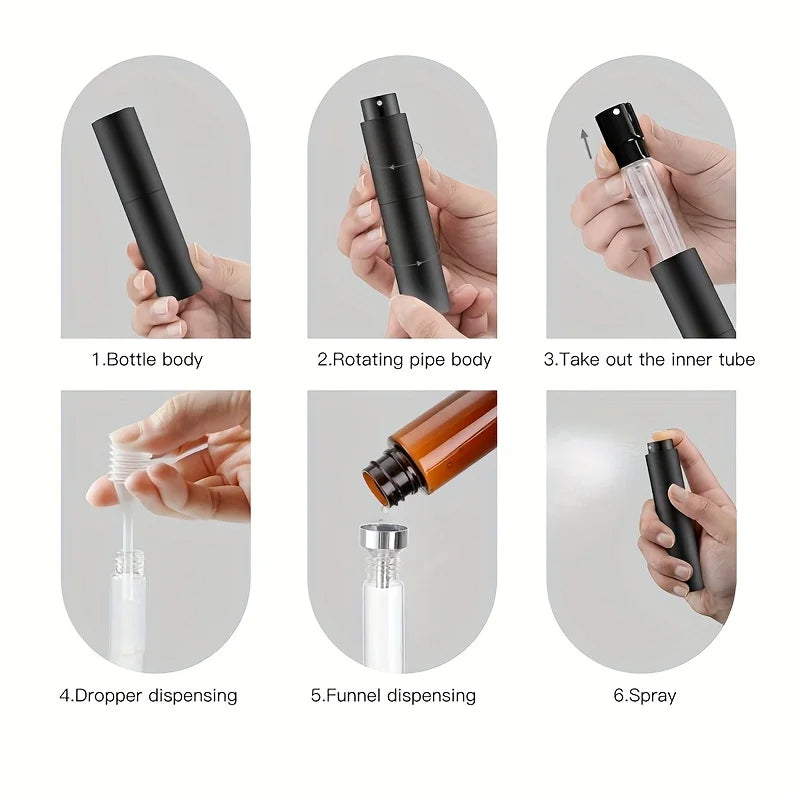 Mini Refillable Perfume Spray Bottle — 10ml
