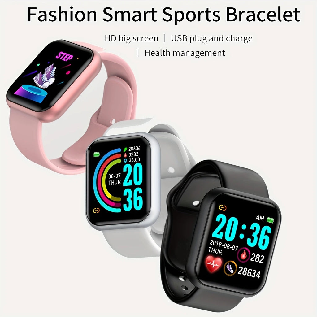 Smart Fitness Watch — Bluetooth Health Tracker for Men & Women