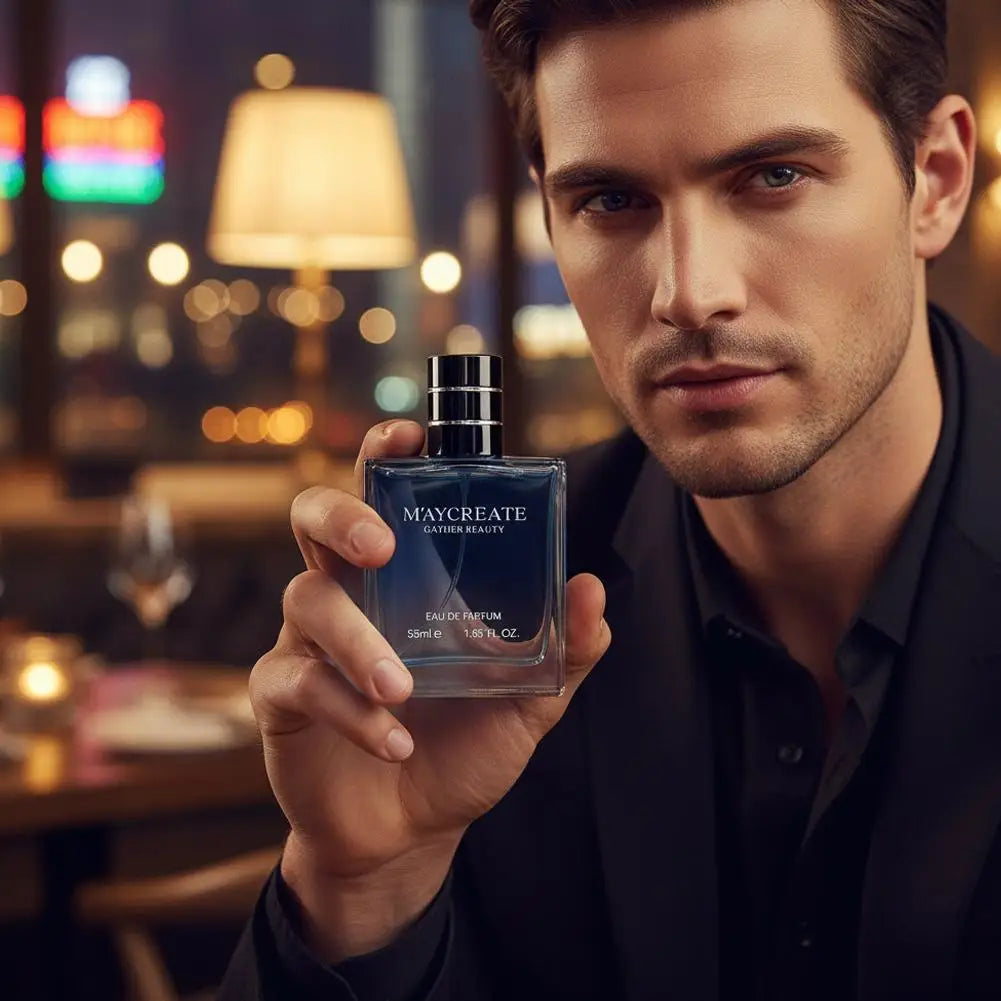 Men's Cologne Spray 55ml — Long-Lasting Floral & Woody Fragrance