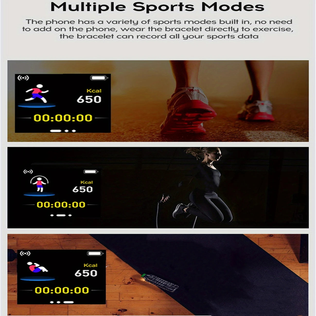 Smart Fitness Watch — Bluetooth Health Tracker for Men & Women