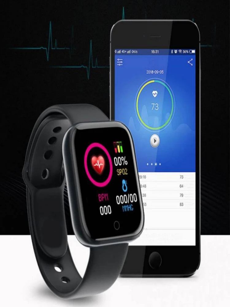 Smart Fitness Watch — Bluetooth Health Tracker for Men & Women
